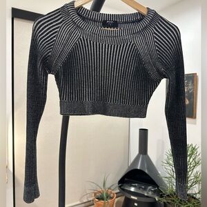 Nasty Gal ribbed crop sweater